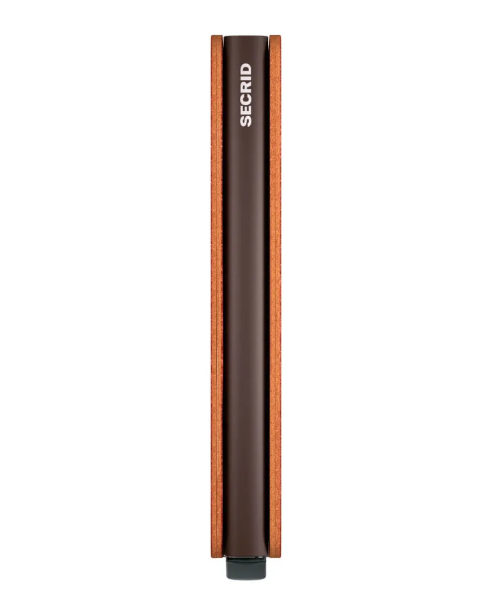 Porta Carte SECRID linea Vintage in Pelle Orange con RFID