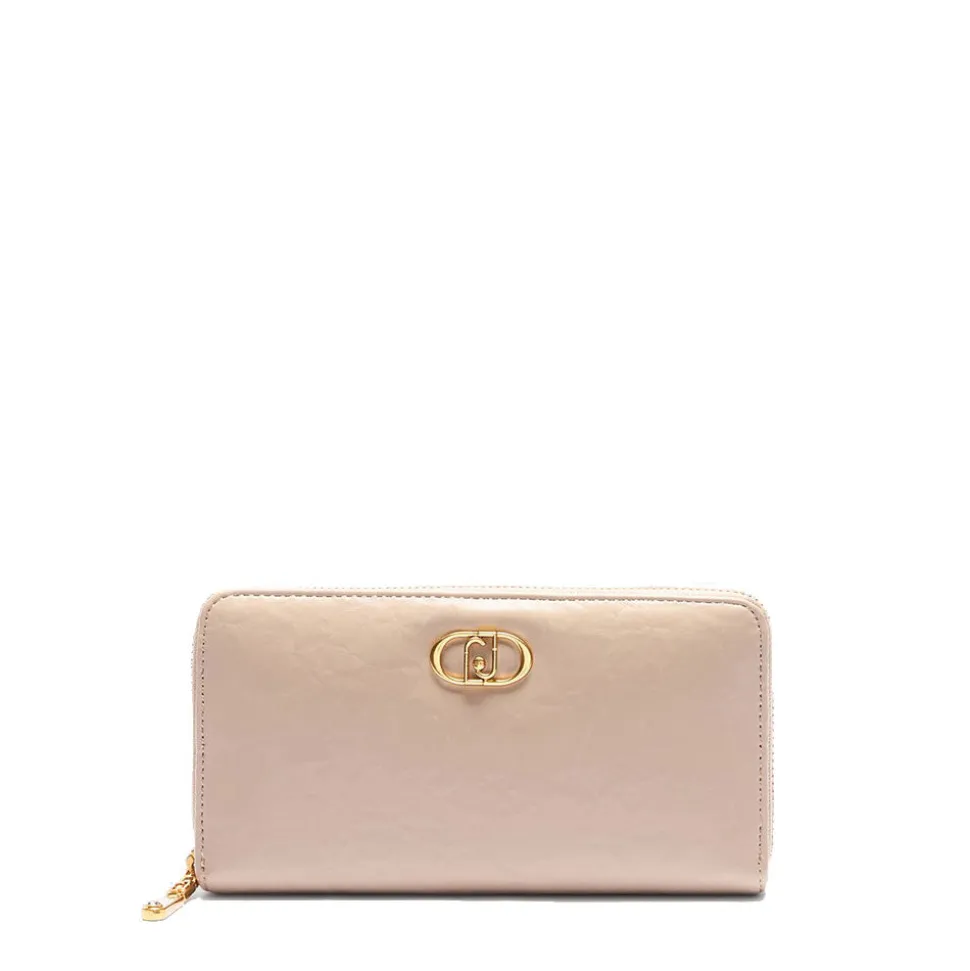 Portafoglio Donna Zip Around LIU JO Better La Puffy Sabbia Scuro