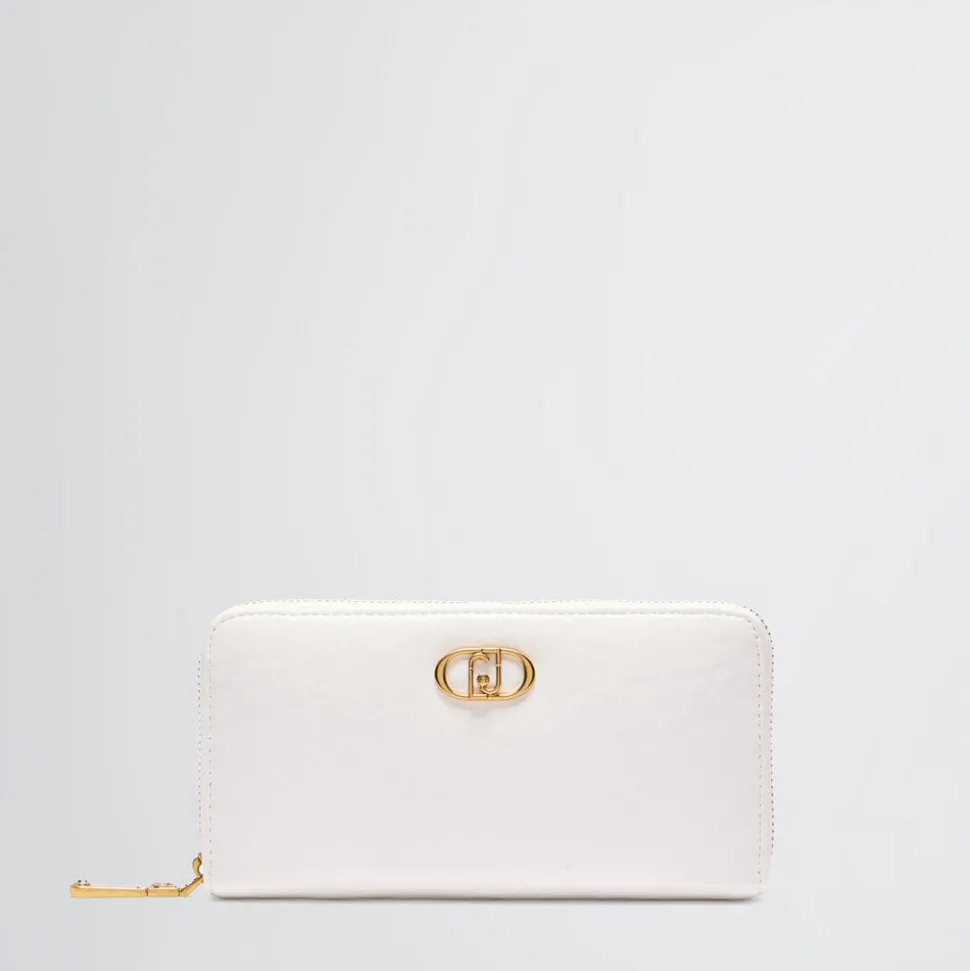 Portafoglio Donna Zip Around LIU JO Better La Puffy Off White