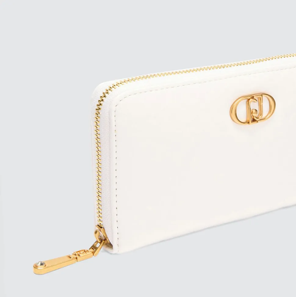 Portafoglio Donna Zip Around LIU JO Better La Puffy Off White