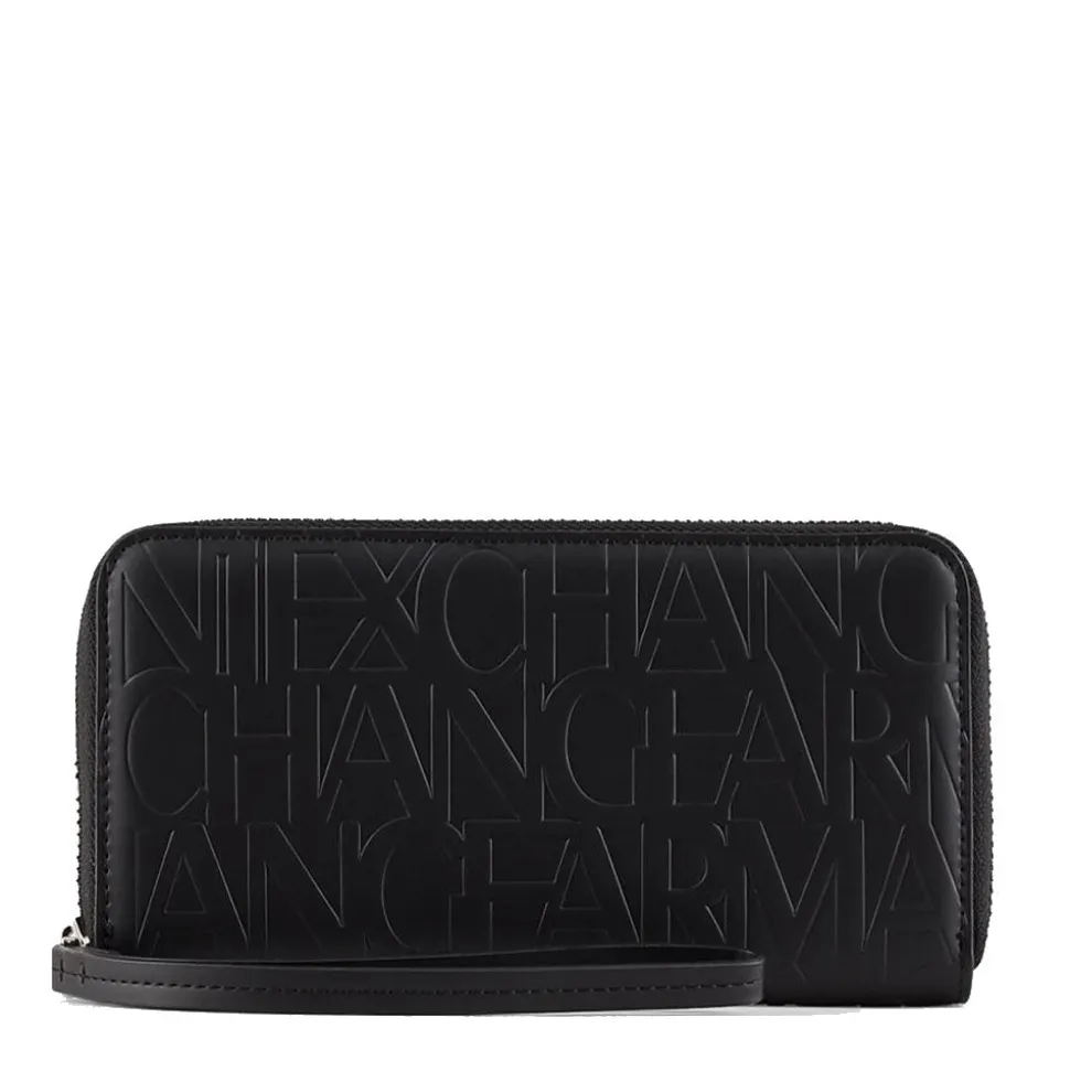 Portafoglio Donna Zip Around ARMANI EXCHANGE colore Nero
