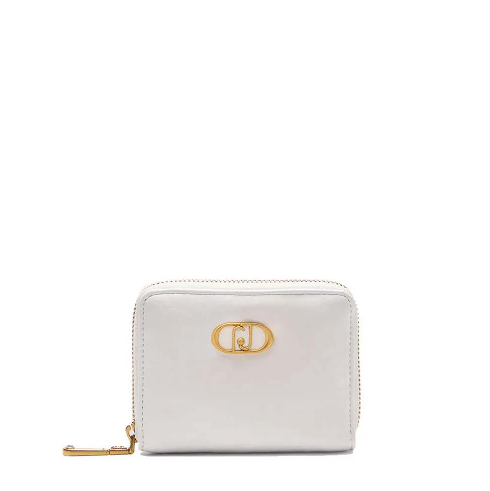 Portafoglio Piccolo Zip Around LIU JO Better La Puffy Off White