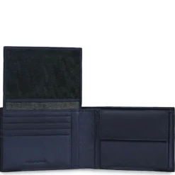 Portafoglio Uomo PIQUADRO in Pelle Blu con Pattina - PU1392P15