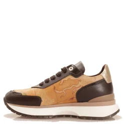 Scarpe Donna 1A Classe Alviero Martini Sneakers linea Geo Golden Flash stampa Geo Classic e Monogram 0732