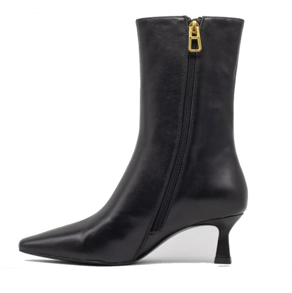 Scarpe Donna COCCINELLE Stivaletti in Pelle Nera