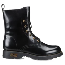 Scarpe Donna CULT Anfibi Zeppelin 472 in Pelle Nera