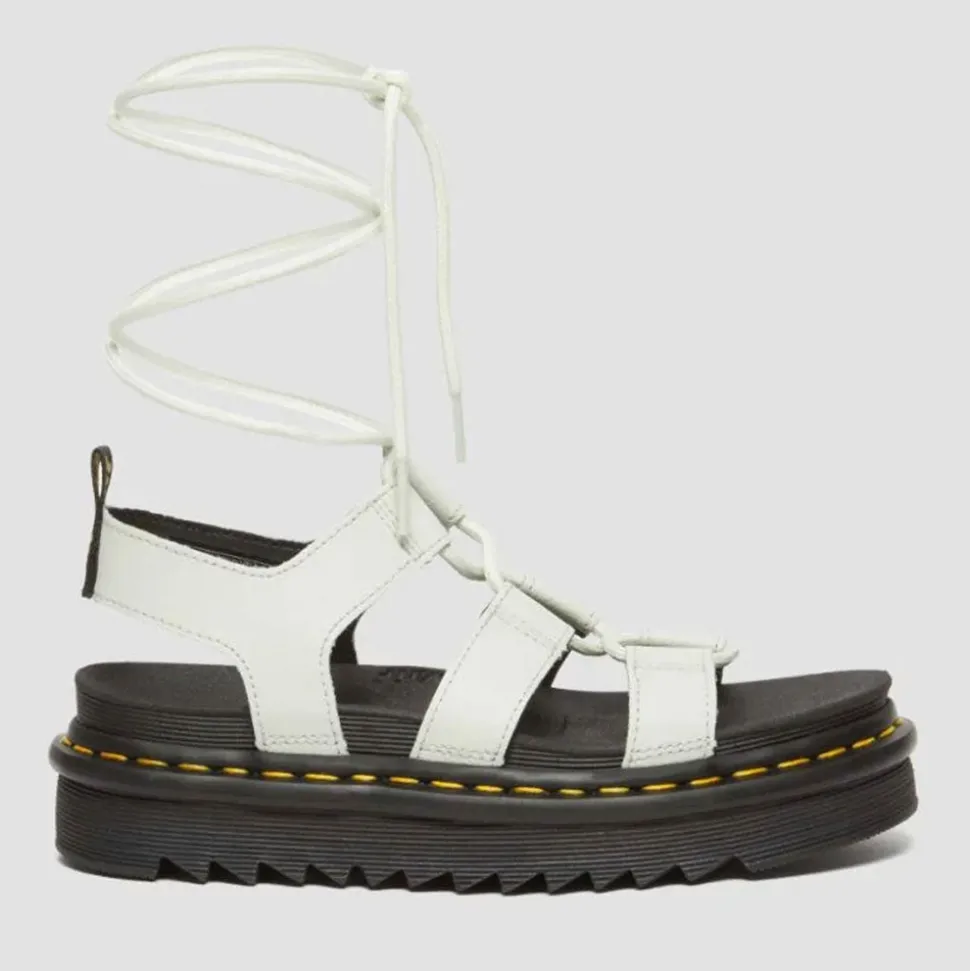 Scarpe Donna DR. MARTENS Sandali linea Nartilla in Pelle Athena Smoked Mint