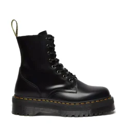 Scarpe Donna DR. MARTENS Stivali Platform linea Jadon in Pelle Nera