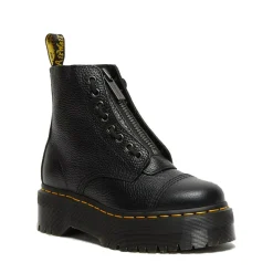 Scarpe Donna DR. MARTENS Stivali Platform linea Sinclair in Pelle Nera