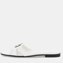 Scarpe Donna GUESS Ciabatte Linea Ciella in Pelle Colore Bianco