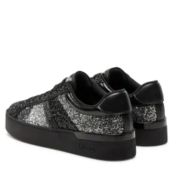 Scarpe Donna LIU JO Silvia 105 Sneakers in Glitter Black