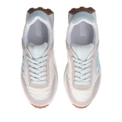 Scarpe Donna LIU JO Sneakers Running Lolo 17 in Suede e Nylon Sand e Water