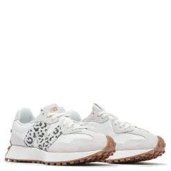 Scarpe Donna NEW BALANCE Sneakers 327 in Suede e Mesh colore Sea Salt e Animal Print