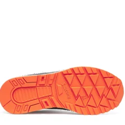 Scarpe Donna Saucony Sneakers Shadow 6000 in Pelle e Tessuto Colore Grey - Agave