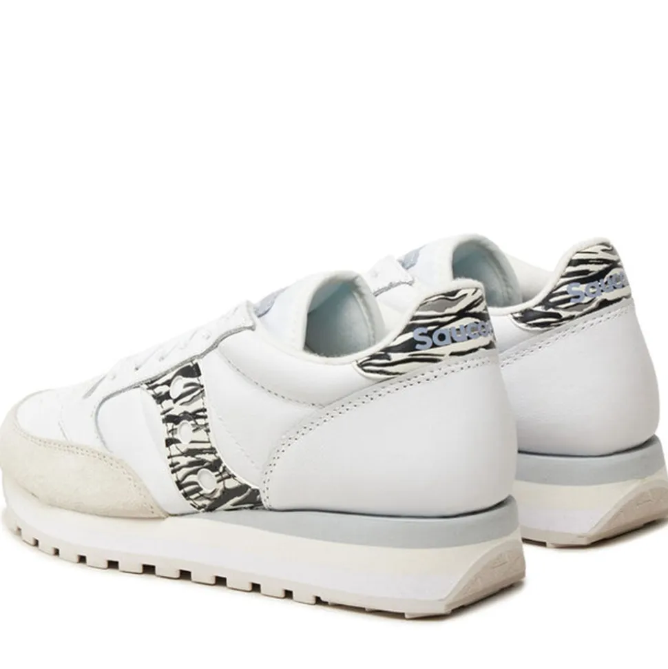 Scarpe Donna Saucony Sneakers Jazz Triple White - Zebra