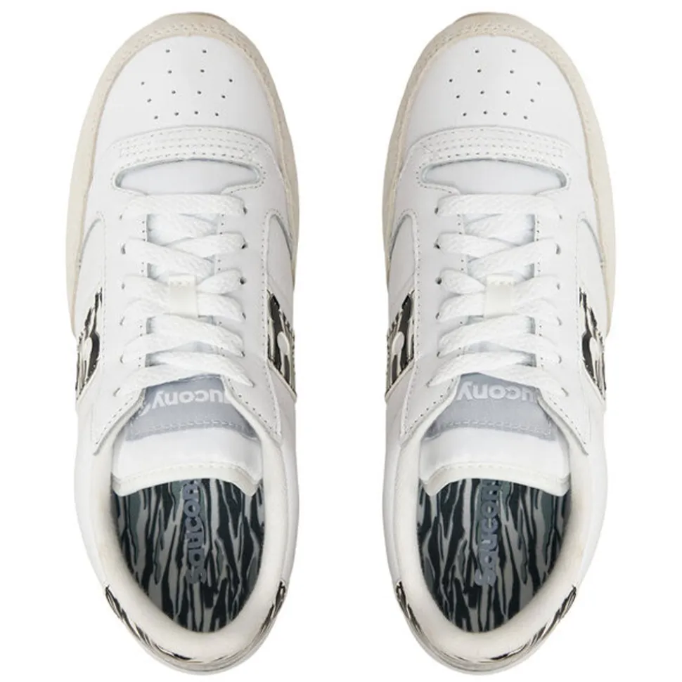 Scarpe Donna Saucony Sneakers Jazz Triple White - Zebra