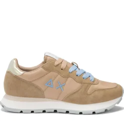 Scarpe Donna Sun68 Sneakers Ally Solid Nylon Colore Beige - Z35201