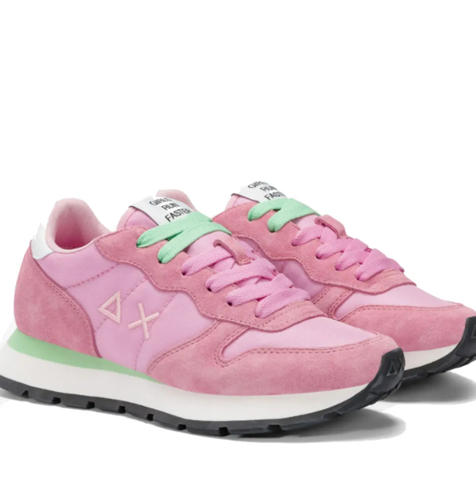 Scarpe Donna Sun68 Sneakers Ally Solid Nylon Colore Ciclamino - Z35201