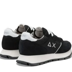 Scarpe Donna Sun68 Sneakers Ally Glitter Textile Colore Nero - Z35203
