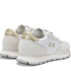 Scarpe Donna Sun68 Sneakers Ally Gold Silver Colore Bianco - Z35202
