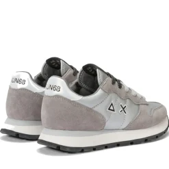 Scarpe Donna Sun68 Sneakers Ally Bright Nylon Colore Argento - Z44203