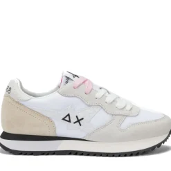 Scarpe Donna Sun68 Sneakers Stargirl Glitter Logo Colore Bianco - Z35212
