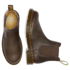 Scarpe DR. MARTENS Stivaletti Chelsea linea 2976 YS in Pelle Crazy Horse Dark Brown