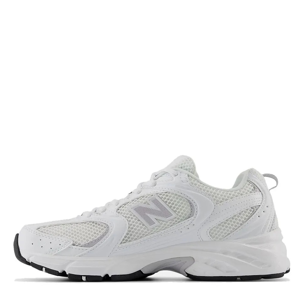 Scarpe Running NEW BALANCE Sneakers 530 in Tessuto Sintetico e Mesh colore White e Pearl Grey