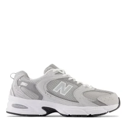Scarpe Running NEW BALANCE Sneakers 530 in Pelle e Mesh Raincloud Shadow Grey e Silver Metallic