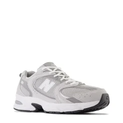 Scarpe Running NEW BALANCE Sneakers 530 in Pelle e Mesh Raincloud Shadow Grey e Silver Metallic