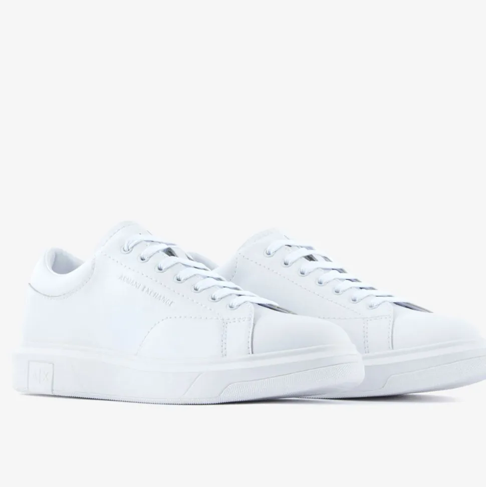 Scarpe Uomo ARMANI EXCHANGE Sneakers in Pelle Colore Bianco