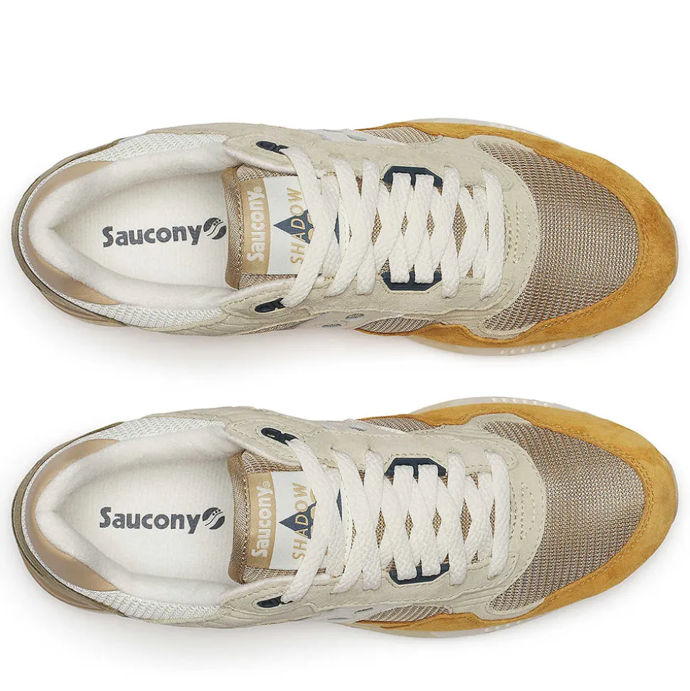 Scarpe Uomo Saucony Sneakers Shadow 5000 Beige - Off White