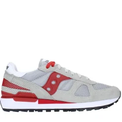 Scarpe Uomo Saucony Sneakers Shadow Original Grey - Red