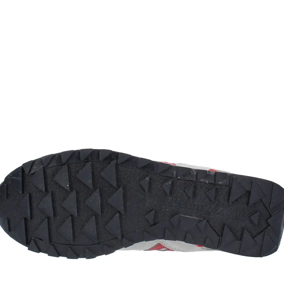 Scarpe Uomo Saucony Sneakers Shadow Original Grey - Red