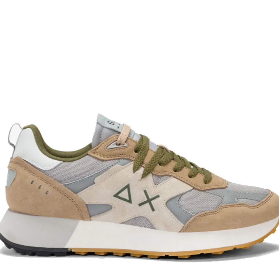 Scarpe Uomo Sun68 Sneakers Jaki Outdoor Colore Beige
