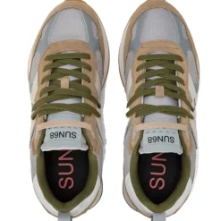 Scarpe Uomo Sun68 Sneakers Jaki Outdoor Colore Beige