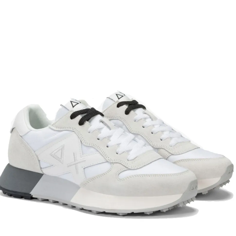 Scarpe Uomo Sun68 Sneakers Jaki 2.0 Bicolor Bianco - Bianco