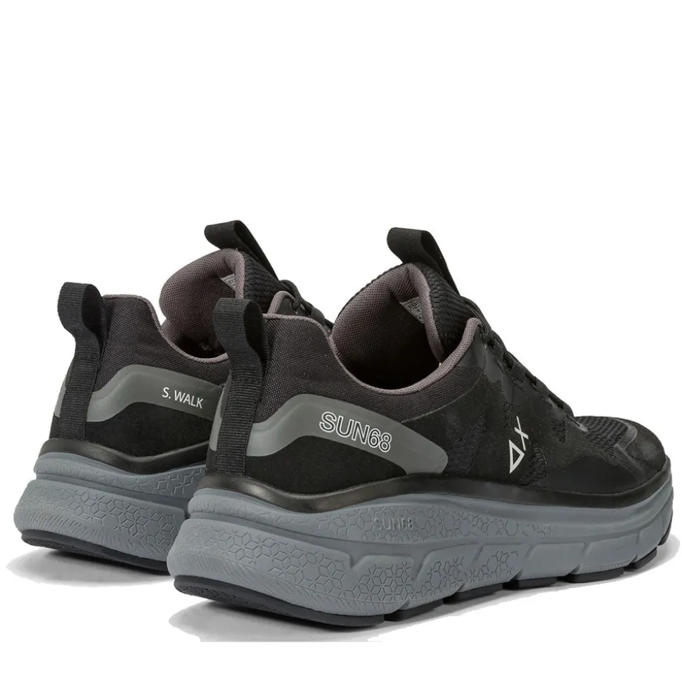 Scarpe Uomo Sun68 Sneakers Jupiter Sporty Nero - Z44141
