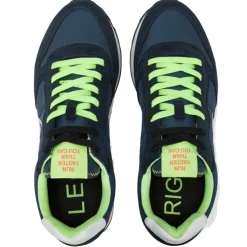 Scarpe Uomo Sun68 Sneakers Tom Fluo Navy Blue - Z35102