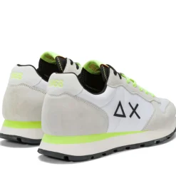 Scarpe Uomo Sun68 Sneakers Tom Fluo Bianco - Z35102