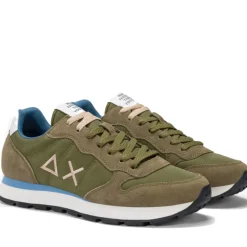 Scarpe Uomo Sun68 Sneakers Tom Solid Militare - Z35101