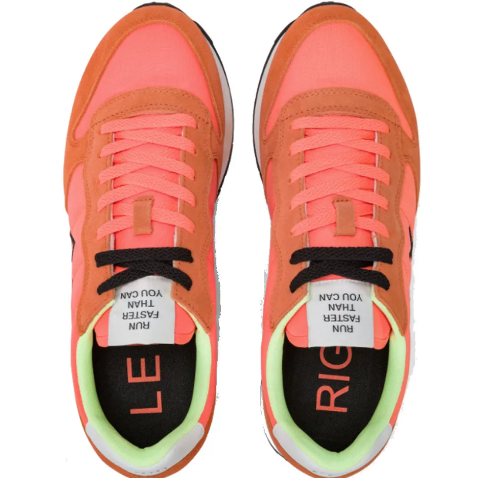 Scarpe Uomo Sun68 Sneakers Tom Solid Arancio Fluo