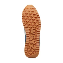 Scarpe Uomo W6YZ Sneakers Yak-M. in Tessuto Tecnico e Suede colore Bluette Oltremare White