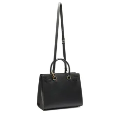 Shopping Bag a Mano LIU JO con Logo in Rilievo colore Nero