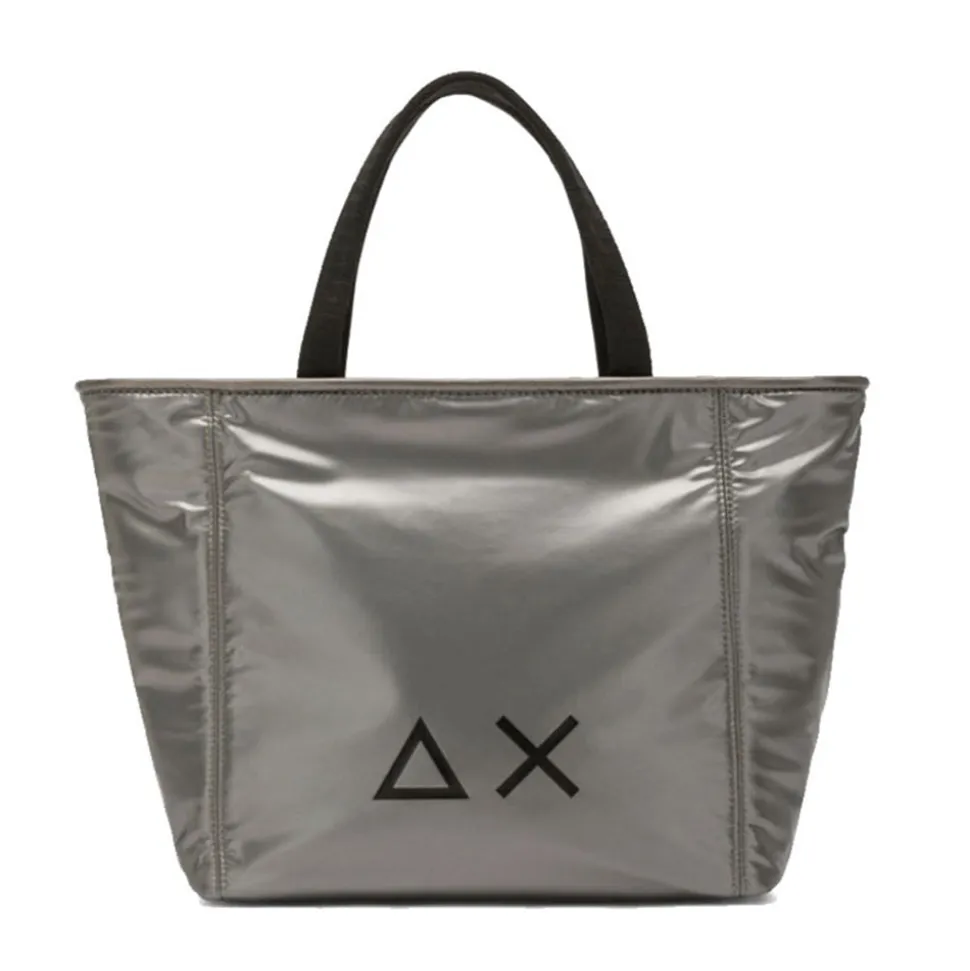 Shopping Bag Small SUN68 linea Jacqueline Laminated Argento