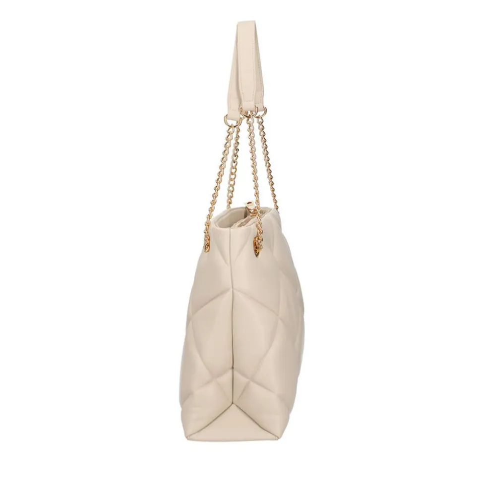 Shopping Bag Trapuntata LOVE MOSCHINO linea Embossed Avorio