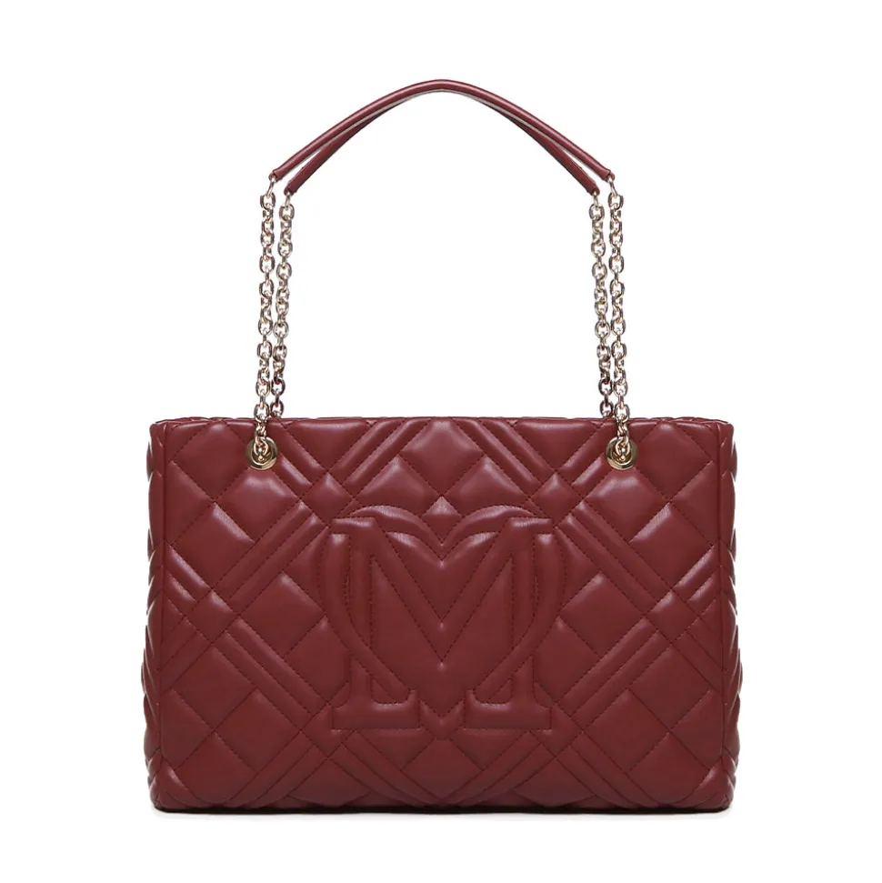 Shopping Bag Trapuntata LOVE MOSCHINO linea Quilted Bordeaux