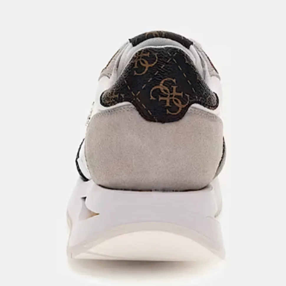 Sneakers Donna GUESS Colore White - Brown Linea Energy