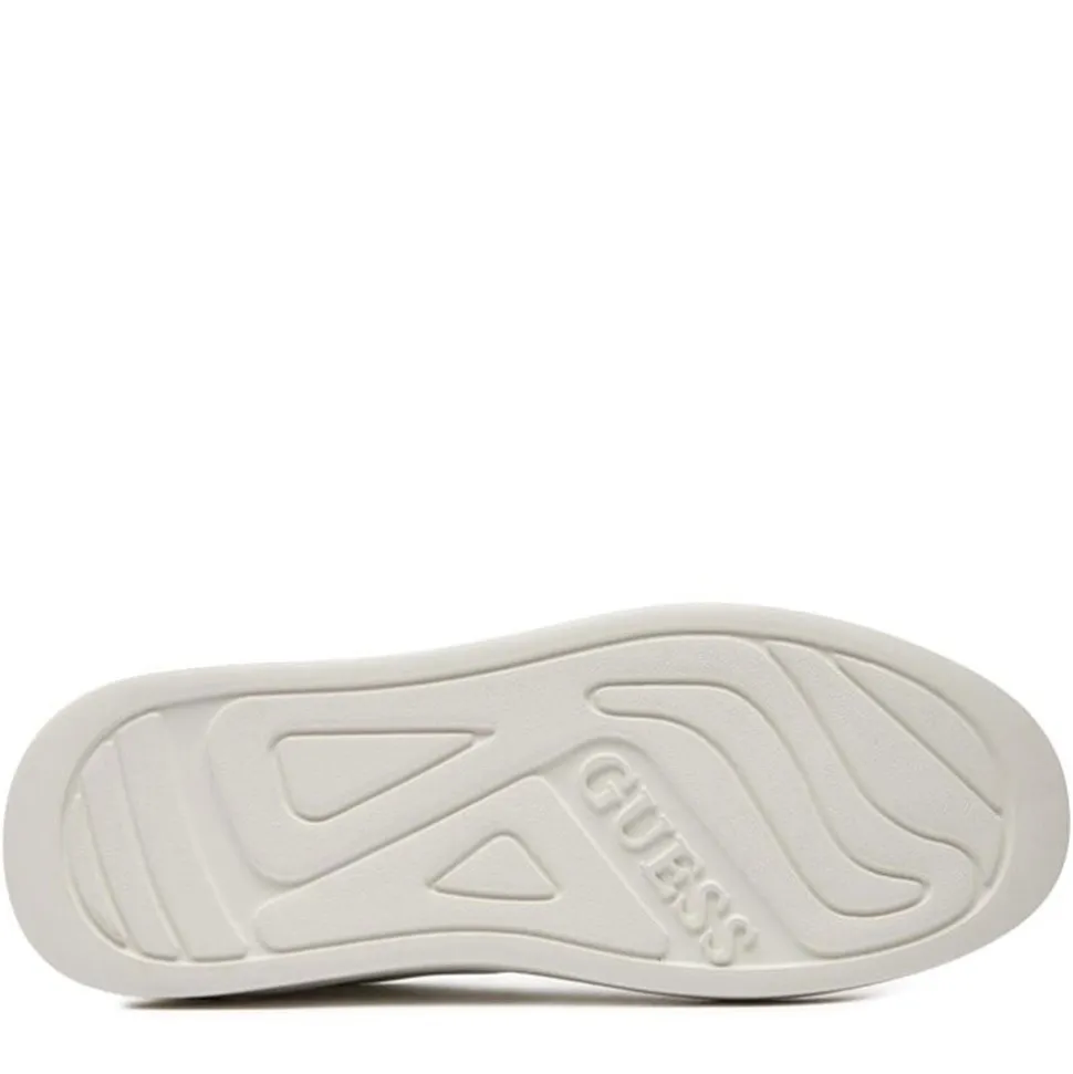 Sneakers Donna GUESS in Pelle Colore White - Brown Linea Elbina