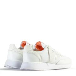 Sneakers Donna WUSHU RUYI Master M551 in Pelle e Nylon Blanc de Blanc